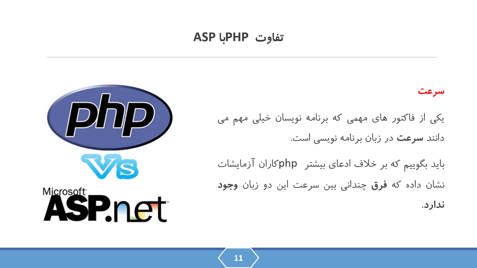 پاورپوینت زبان برنامه نویسی ASP